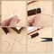 3 Rolls Hair Weaving Thread Professional Hair Extension Tools Sewing Threads and Needles Set Hair Extensions Thread with 3 Pcs C Shaped Needles for Making Wig DIY Hand Sewing Hair Weave Extension